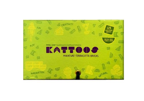 Kattoos Miniature Terracotta Bricks (Green Box)