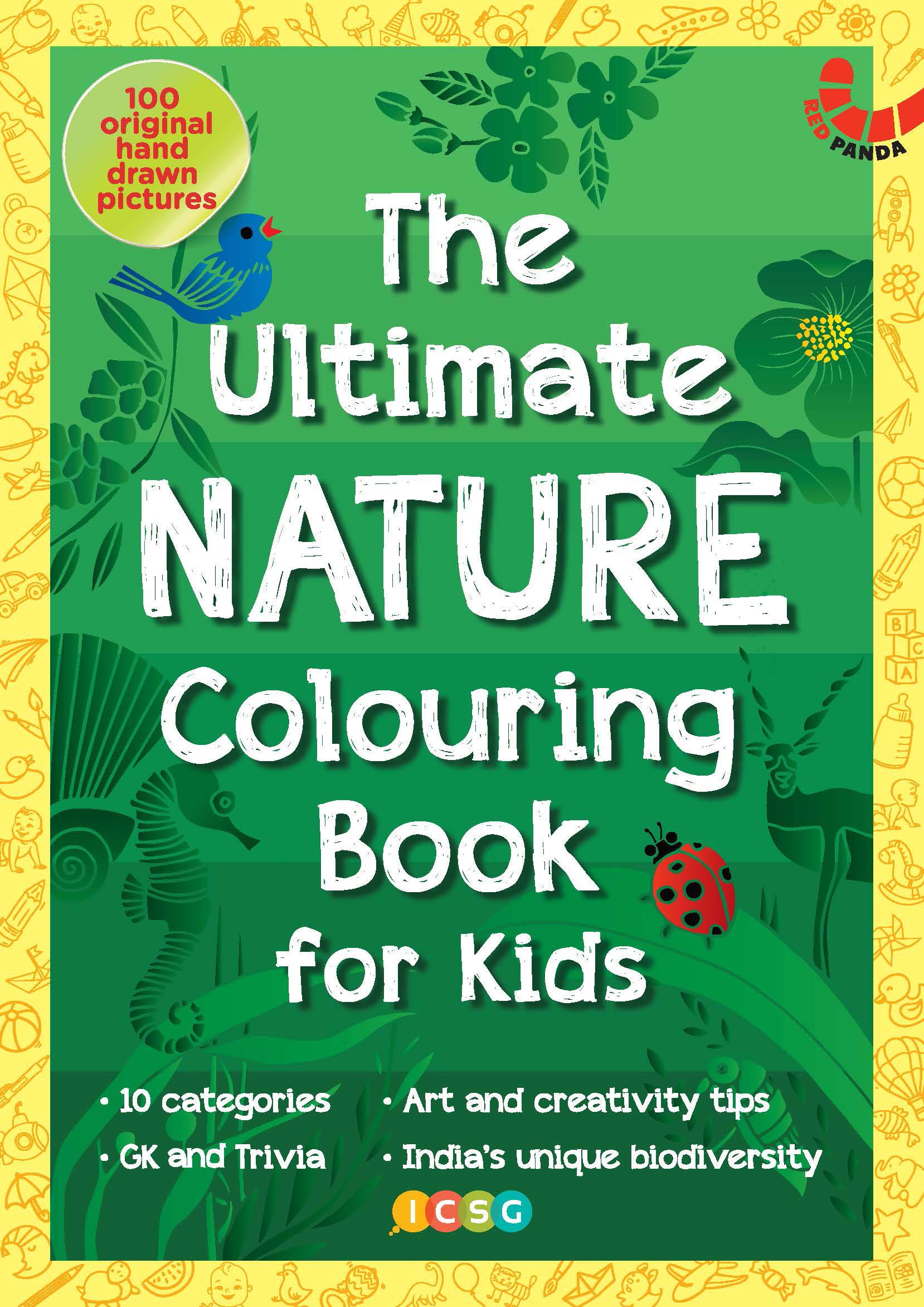 THE ULTIMATE NATURE COLOURING BOOK